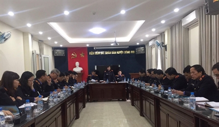 VIỆN KSND TỐI CAO KIỂM TRA KẾT QUẢ CÔNG TÁC NĂM 2016 TẠI Viện KSND...